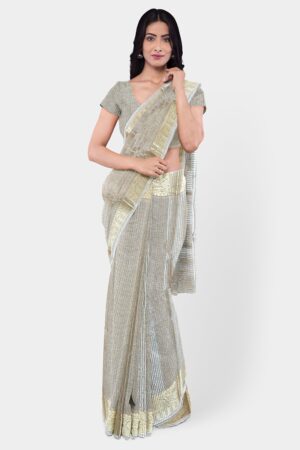 Chit Pallu Pure Linen