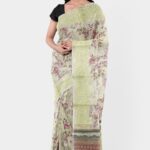 Border Enbroyedory Saree